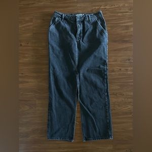 Maxi Denim Skirt Black/Grey Dark wash